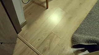 This Latina rides a thick Latino and gets her big ass fucked hard at home.