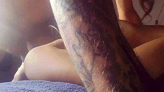 Watch this sexy shemale get her pussy fingered and fucked anally by a big cock