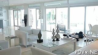 Porn young angels engage in rough fucking with blowjobs and pov scenes