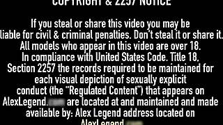 Huge Cock Alex Legend Covers Teen Anastasia Rose in Creamy Facial