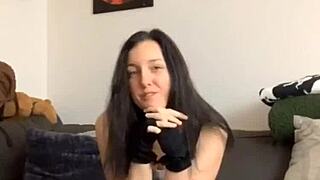 i'm fucking my wet pussy with dildo, riding it hard ahh