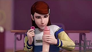 Erica completely lost her shame in anime