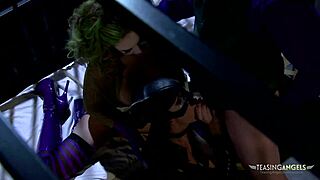 lucky guy bangs two naughty chicks in wild ffm action