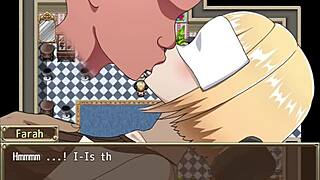 Loira tenta ajudar e acaba presa no telhado da casa dos mendigos - Farah the Otherworld Hero - Parte 2