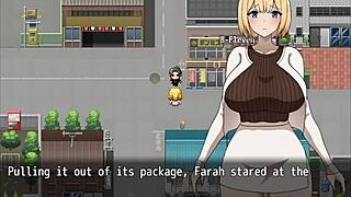 Loira tenta ajudar e acaba presa no telhado da casa dos mendigos - Farah the Otherworld Hero - Parte 2