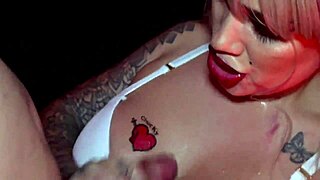 Halloween fun with Tiffany riding Chucky's dick - Sara Blonde