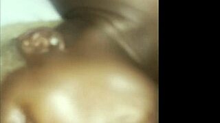 Ebony couple rides big black cocks and squirts 😋