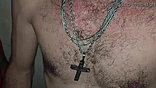 Firefighters' Secret Bareback Fun in Lodging with Sheer View