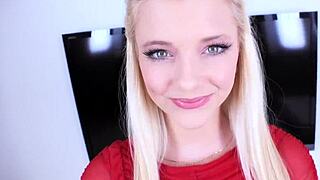 Riley Star, Hot Blonde, Sucks Cock Deep with Horny Passion