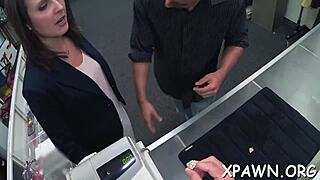 amateur couple fucking, she licks balls and rides dick 😏