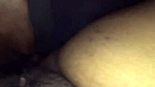 Man, banging my ebony girl till she squirts all over the place. Can't get enough of that wet action!