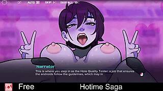 Hotime saga unfolds in an erotic dating game adventure