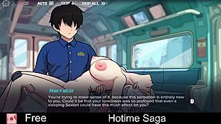 Hotime saga unfolds in an erotic dating game adventure