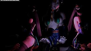 want to see kninebox 3d anime with lin jingmei riding wu yao cowgirl style