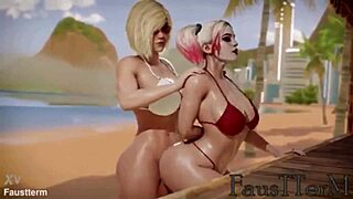 i love harley quinn's hard fuck compilation with monster cock