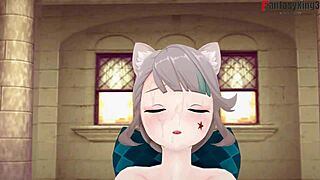 lynette gets fucked and sucks in genshin impact pov fantasy