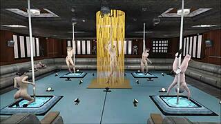 fallout 4 pole dance animation is pure sexy chaos