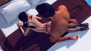 Fresh 3D hentai with deep throat and riding action! 😜