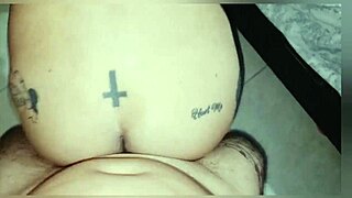 mexican couple having fun at friends' house