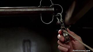 Yo, watch this busty milf suck and pound a huge dick hard!