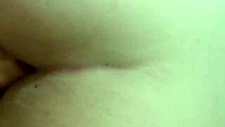 Doggy Style Dildo Fucking My Wife Hard in POV Strapon Scene.