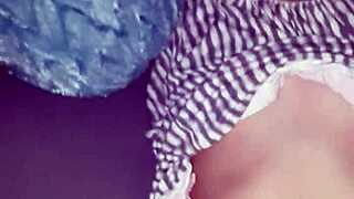 skinny amateur in homemade roleplay with big cock