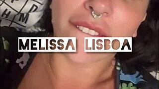 Melissa Lisboa flaunts and takes creamy anal finish.