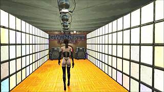 In fallout 4, this brunette character wears beautiful clothes sexily