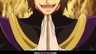 塞琳娜落入和真陷阱的Hentai冒险！