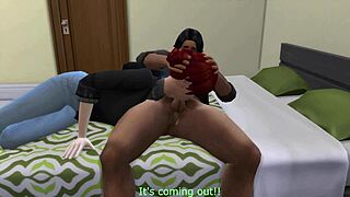 My little neighbor gets wild with a milf in Sims 4. Blowjobs and handjobs galore!