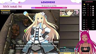 Vtuber Lewdneko Plays Evenicle Part 1 With Intense Creampie Scenes