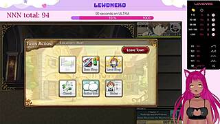 Vtuber Lewdneko Plays Evenicle Part 1 With Intense Creampie Scenes