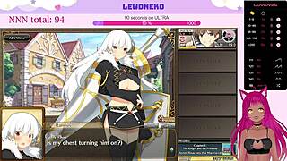 Vtuber Lewdneko Plays Evenicle Part 1 With Intense Creampie Scenes