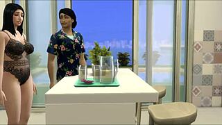 Mature Woman Fucks 18-Year-Old Virgin Gardener in Hardcore Milf Action