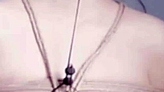 Uniformed BDSM with rough rope, dildo, and deep throat bondage