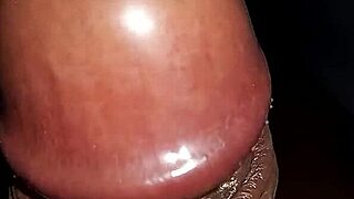 feeling so good as this black cock cums in my hand at home