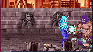 In this 3D cartoon game, the final fuck scene plays again.