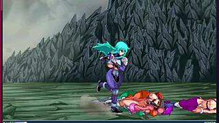 In this 3D cartoon game, the final fuck scene plays again.