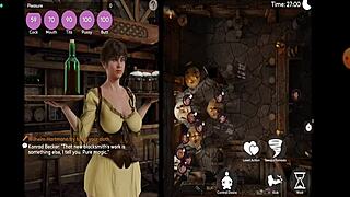 Agnes Perverted Maid Shows Big Tits and Ass in Anime Hentai