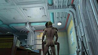 Futa character gets fucked hard in Fallout 4 mod 😏