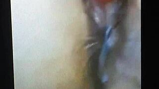masturbating with dildo brings intense orgasm