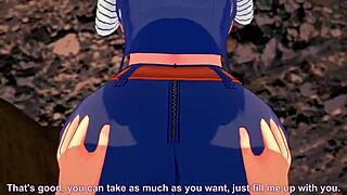 Android 18 sucks and gets fucked in POV positions