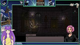 Watch the sexy brunette with big tits in Witch Trainer Silver part 19! Fucking and sucking in this hentai game!