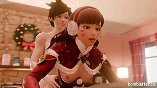 dva and tracer celebrate new years in the house