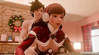 dva and tracer celebrate new years in the house