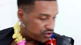 three black guys having hardcore sex in the bathroom with big cocks