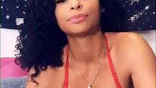 The gorgeous lightskin german teen 18+ exclaims, 'Suck this big cock!'