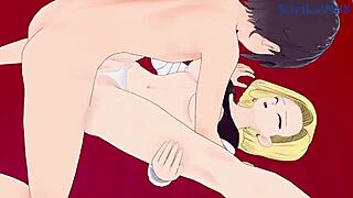 Android 18 and Videl, intense sex in Dragon Ball hentai?