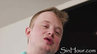 trainer helps my worked up dick get oral and riding workout with brunette