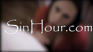 trainer helps my worked up dick get oral and riding workout with brunette